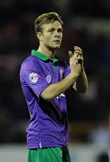 Bristol City's Todd Kane in Action at Swindon Town's County Ground