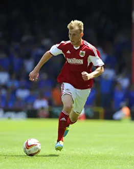 Bristol City V Glasgow Rangers Prints: Bristol City's Tom King in Action Against Glasgow Rangers (2013) - Pre-Season Friendly at Ashton Gate Stadium