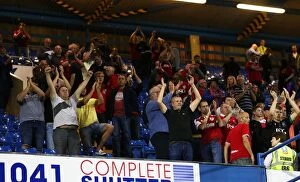 Images Dated 13th September 2016: Bristol City's Triumph: Fans Celebrate at Full-Time vs. Sheffield Wednesday (September 13, 2016)