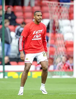 Bristol City's Tyrone Barnett Scores Against Crewe in Sky Bet League One, 2014