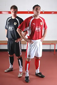 Framed Print : Bristol City's Unbeatable Defense: Bradley Orr and David Noble Framed Print : Bristol City's Unbeatable Defense: Bradley Orr and David Noble