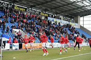 Colchester United V Bristol City Prints: Bristol City's Unstoppable Force: Sky Bet League One Showdown vs Colchester United (February 2015)