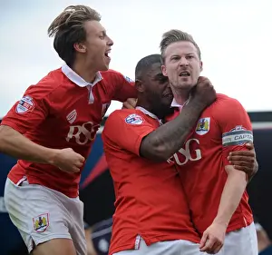 Bristol City V MK Dons Prints: Bristol City's Wade Elliott Celebrates Goal Against MK Dons