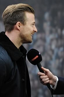 Images Dated 11th March 2015: Bristol City's Wade Elliott Interviewed at Cabot Circus Ahead of Johnstones Paint Trophy Match