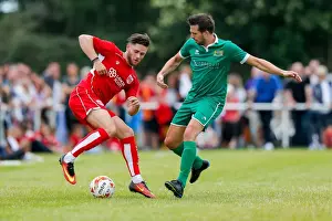 Bristol City's Wes Burns in Action during Pre-Season Community Match against Hengrove Athletic
