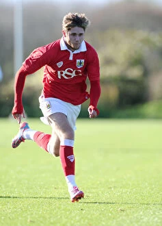 Bristol City u21 v Crewe u21 Collection: Bristol City's Wes Burns in Action during Youth Training