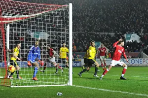 Middlesbrough Prints: Bristol City's Wes Burns Celebrates Goal Against Middlesbrough in Sky Bet Championship Match