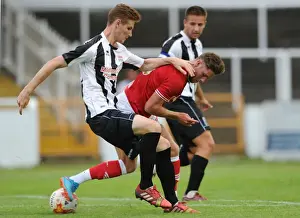 Pre Season Prints: Bristol City's Wes Burns Faces Off Against Bath City's Luke Matthews during Pre-Season Friendly at Twerton Park