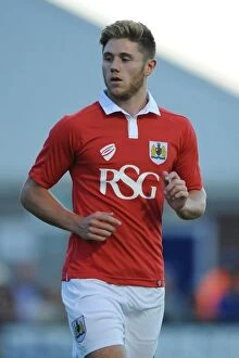 Images Dated 9th July 2014: Bristol City's Wes Burns in Pre-Season Action at Weston Super Mare's Woodspring Stadium (09.07.2014)