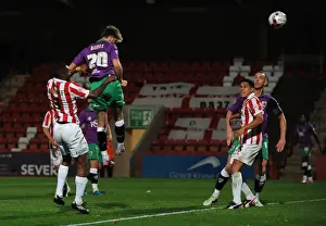 Bristol City's Wes Burns Scores the Game-Winning Goal Against Cheltenham Town, Johnstone's Paint Trophy