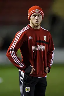 Leyton Prints: Bristol City's Wes Burns Watches Leyton Orient Match, February 2014