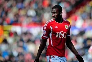Bristol City V Barnsley Prints: Bristol City's Yannick Bolasie in Action against Barnsley at Ashton Gate Stadium, 2012