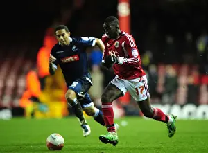 Bristol City V Millwall Prints: Bristol City's Yannick Bolasie in Championship Clash Against Millwall (03/01/2012)