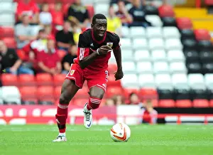 Louis Carey Testimonial Prints: Bristol City's Yannick Bolasie Shines in Louis Carey Testimonial Match Against Bristol Rovers