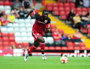 Louis Carey Testimonial Prints: Bristol City's Yannick Bolasie Shines in Louis Carey's Testimonial Match against Bristol Rovers