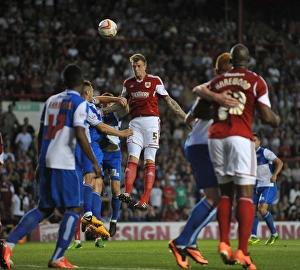 Bristol Derby: Aden Flint's Close Call - Bristol City vs. Bristol Rovers, Johnstone Paint Trophy 2013