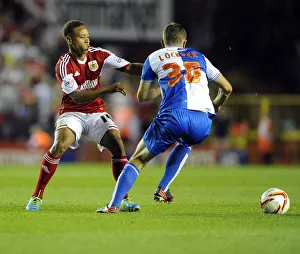 Bristol City V Bristol Rovers (Johnstone Paint Trophy 1ST Round) Prints: Bristol Derby: Bobby Reid vs. Tom Lockyer Clash in Johnstone Paint Trophy First Round