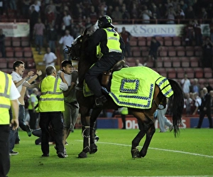 Bristol Derby Chaos: Fan Attacks Police Horse at Ashton Gate
