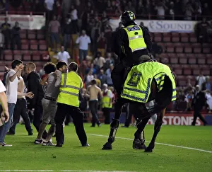 Bristol Derby Chaos: Fan Attacks Police Horse at Ashton Gate
