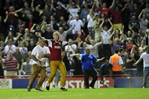 Bristol Derby: Euphoric Bristol City Fans Invade Ashton Gate After Win Against Bristol Rovers (September 4)