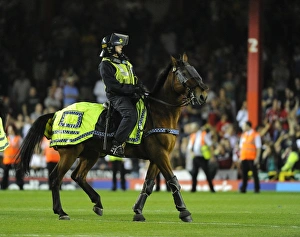 Bristol City V Bristol Rovers (Johnstone Paint Trophy 1ST Round) Prints: Bristol Derby: Fans Euphoria Disrupted by Police at Ashton Gate (September 4, 2013)