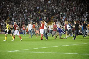 Bristol Derby: Fans Invade Ashton Gate Pitch during Bristol City vs. Bristol Rovers (Johnstone Paint Trophy 2013)