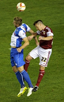 Bristol Derby: Intense Aerial Battle Between Nicky Shorey and Tom Parkes
