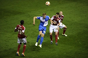 Bristol Derby: Intense Aerial Battle Between Ryan Brunt and Nicky Shorey