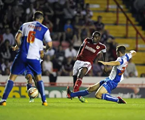 Bristol City V Bristol Rovers (Johnstone Paint Trophy 1ST Round) Prints: Bristol Derby: Jay Emmanuel-Thomas and Joe Bryan Score in Thrilling First-Round Clash (Bristol City V Bristol Rovers)