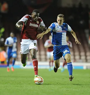 Bristol Derby: Jay Emmanuel-Thomas vs Tom Lockyer, 2013 Johnstone Paint Trophy First Round - Ashton Gate