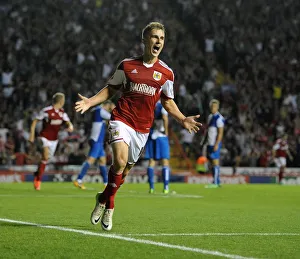 English Prints: Bristol Derby: Joe Bryan's Goal Secures Bristol City Victory in Johnstone's Paint Trophy