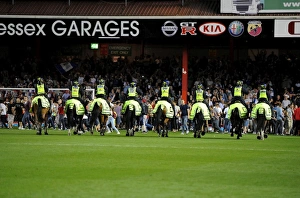 Bristol Derby: Police Intervene Amidst Fan Tensions at Ashton Gate (Johnstone Paint Trophy 2013)