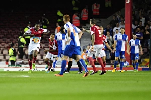 Bristol Derby Thriller: Jay Emmanuel-Thomas's Goal Celebration (Bristol City vs. Bristol Rovers, September 4, 2013)