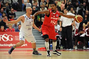 Bristol Flyers Dwayne Lautier-Ogunleye in Action during Basketball Game