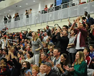 Bristol Flyers V Newcastle Eagles Prints: Bristol Flyers Fans Thrilling Reaction to Exciting Basketball Match Against Newcastle Eagles at SGS Wise Campus