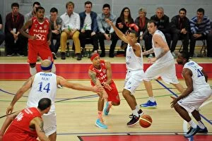 Images Dated 15th November 2014: Bristol Flyers Greg Streete in Action during Basketball Match against Cheshire Phoenix