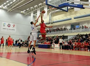 Bristol Flyers V Surrey United Prints: Bristol Flyers Greg Streete Scores Thriller in Basketball Clash vs. Surrey United