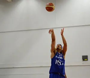 Bristol Flyers V Sheffield Sharks Prints: Bristol Flyers Greg Streete Sinks Free Throw Amidst Intense Basketball Action