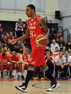 Bristol Flyers v Cheshire Phoenix Collection: Bristol Flyers vs Cheshire Phoenix: A Fierce Basketball Rivalry at SGS Wise Campus