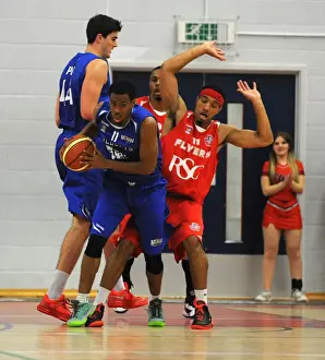 Bristol Flyers V Durham Wildcats Prints: Bristol Flyers vs. Durham Wildcats: A Basketball Showdown - Greg Streete vs
