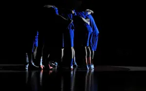 Bristol Flyers V Sheffield Sharks Prints: Bristol Flyers vs. Sheffield Sharks Basketball Clash at SGS Wise Campus - 08/11/2014