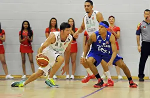 Bristol Rivalry: Flyers vs. Raiders Clash in Basketball Action at SGS Wise Campus - September 2014