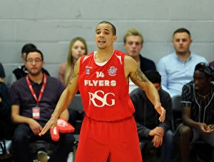 Images Dated 11th October 2014: British Basketball Cup: A Intense Showdown - Bristol Flyers vs. Plymouth Raiders