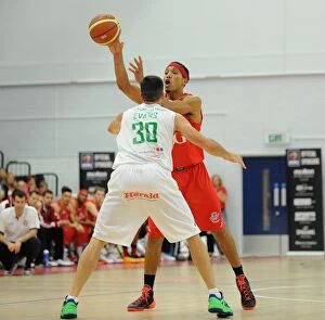 Images Dated 11th October 2014: British Basketball Cup Showdown: Flyers vs. Raiders - A High-Stakes Game (Bristol Flyers vs)