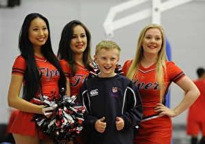Bristol Flyers V Surrey United Prints: British Basketball League: A Intense Clash Between Bristol Flyers and Surrey United at SGS Wise Campus (November 2014)
