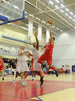 Bristol Flyers V Manchester Giants Prints: British Basketball League: Showdown at SGS Wise Campus - Bristol Flyers vs Manchester Giants