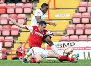 Bristol City V Peterborough Prints: Britt Assombalonga Scores for Peterborough United against Bristol City, September 14, 2013