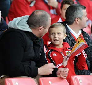 Bristol City V Oldham Athletic Prints: Burning Rivalry: Bristol City vs Oldham Athletic at Ashton Gate - November 1, 2014