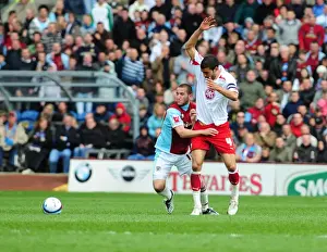 Burnley V Bristol City Prints: Burnley vs. Bristol City: A Football Rivalry from the 08-09 Season
