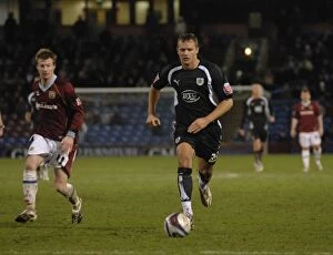Images Dated 10th January 2008: Burnley vs. Bristol City: A Football Rivalry - Season 07-08
